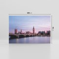 Obraz na płótnie 100x70 - Londyn - Big Ben nad rzeką, UK - Londyn, Big Ben