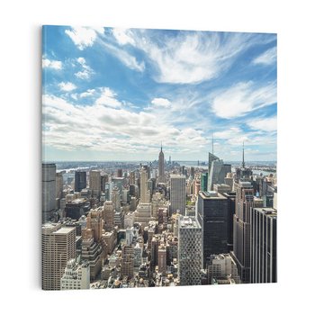 Obraz na płótnie 50x50 - Nowy Jork: Miasto niekończących się możliwości - Nowy York, USA