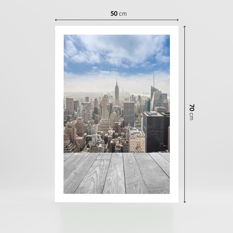 Plakat bez ramy 50x70 - Nowojorska energia miejsca - Nowy Jork, miasto