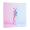 Obraz na płótnie 50x50 - Ananas Abstrakcja - ananas, abstrakcja