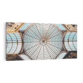 Obraz na płótnie 120x60 - Magia Sklepienia - sklepienie, szklany dach