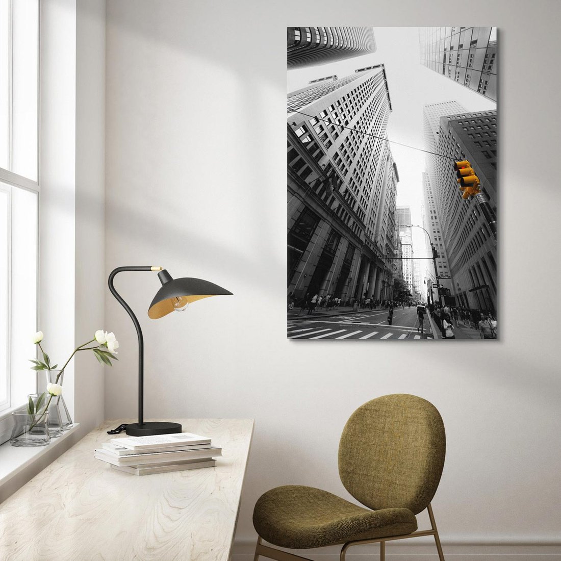 Obraz na płótnie 80x120 - Miejskie Wieże - miasto, wieżowce