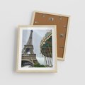 Plakat w ramie 40x50 - Delikatność kolorów - wieża, Eiffla - rama drewno