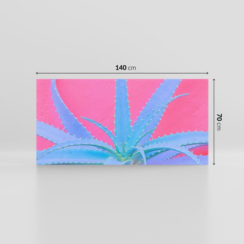 Obraz na płótnie 140x70 - Piękno Pustyni - kaktusy, liście