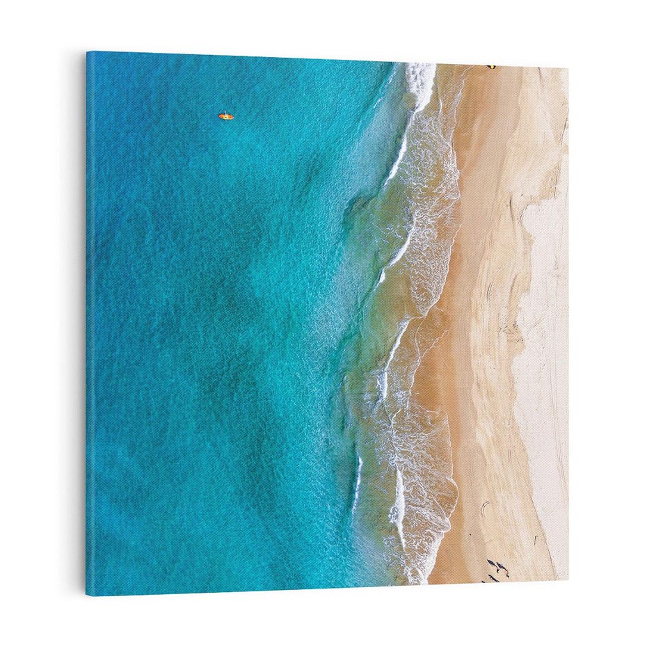 Obraz na płótnie 40x40 - Spokój nad morzem - morze, plaża