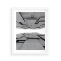 Plakat w ramie 40x50 - Architektura 3D - architektura, 3D - rama biała