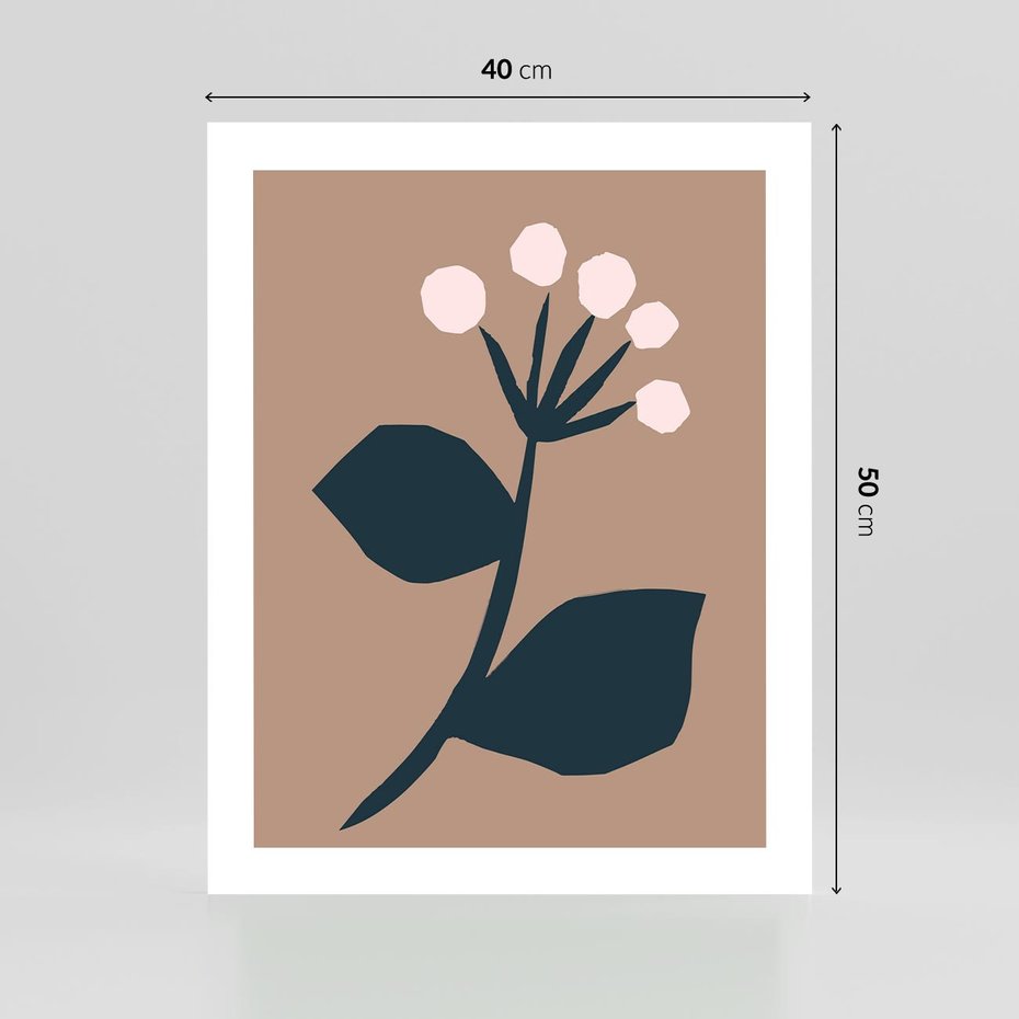 Plakat bez ramy 40x50 - Rozbijające Granice - abstrakcyjny obraz, plakat