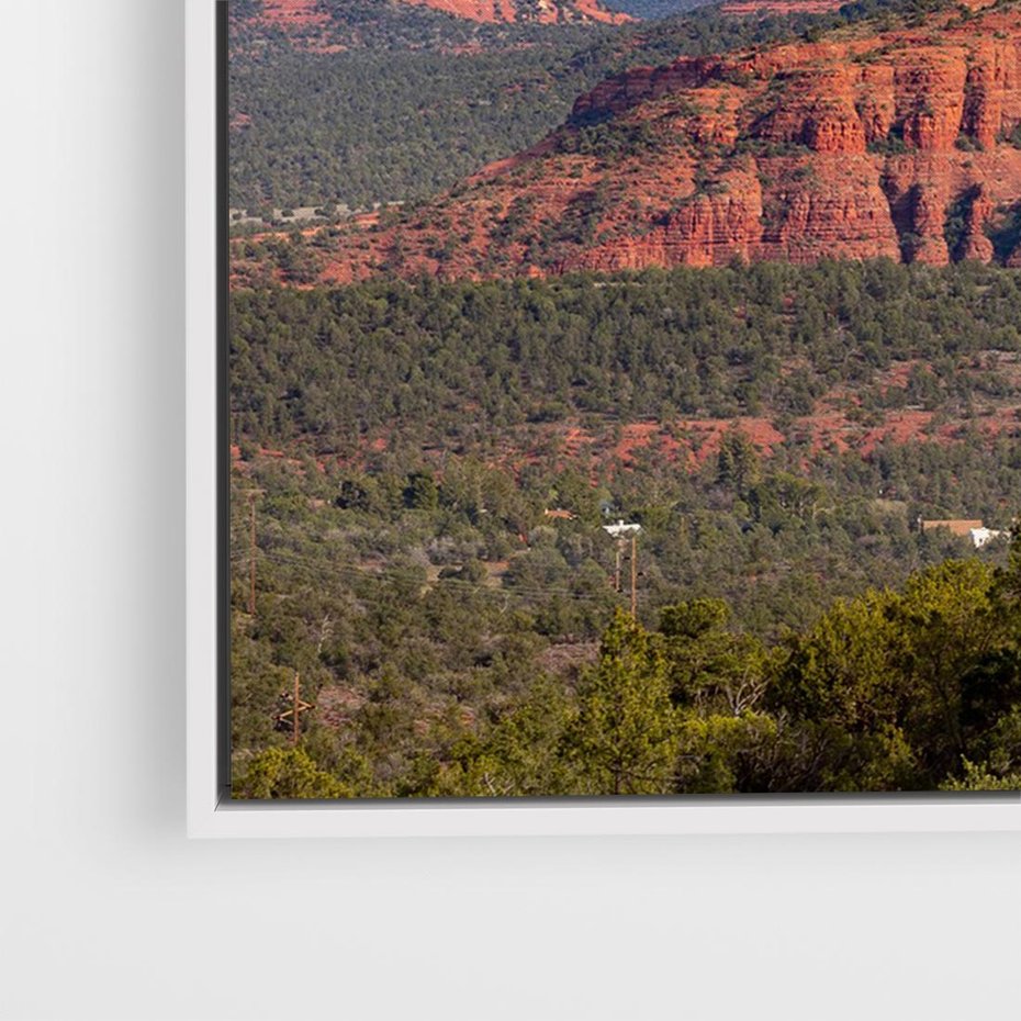 Obraz w ramie 120x80 - Majestatyczny Wielki Kanion - wielki kanion, perspektywa - rama biała