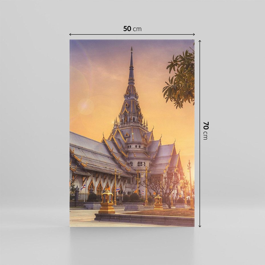 Obraz na płótnie 50x70 - Klasztor: Spokój Wschodnich Przestrzeni - klasztor, Azja