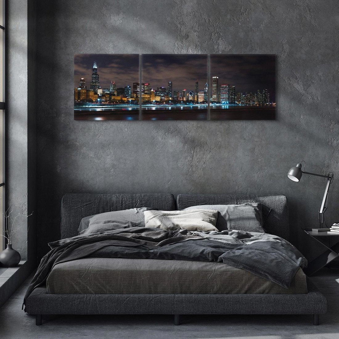 Obraz na płótnie 120x40 - Chicago - Miasto kontrastów - Chicago, USA