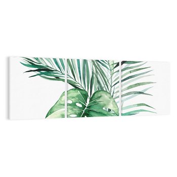 Obraz na płótnie 120x40 - Przyjemność Złotej Natury - złote, liście