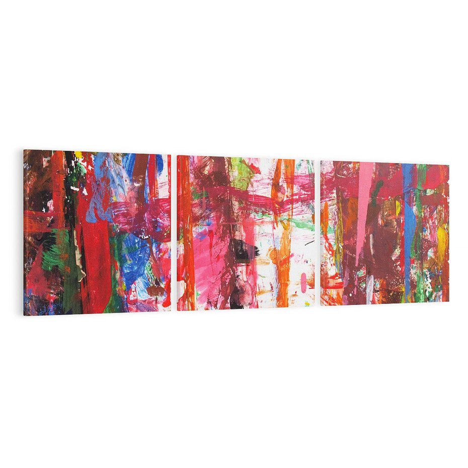 Obraz na płótnie 120x40 - Abstrakcja: wyraz emocji - abstrakcja