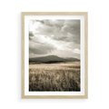 Plakat w ramie 50x70 - Nostalgiczny Krajobraz - pole, krajobraz - rama drewno