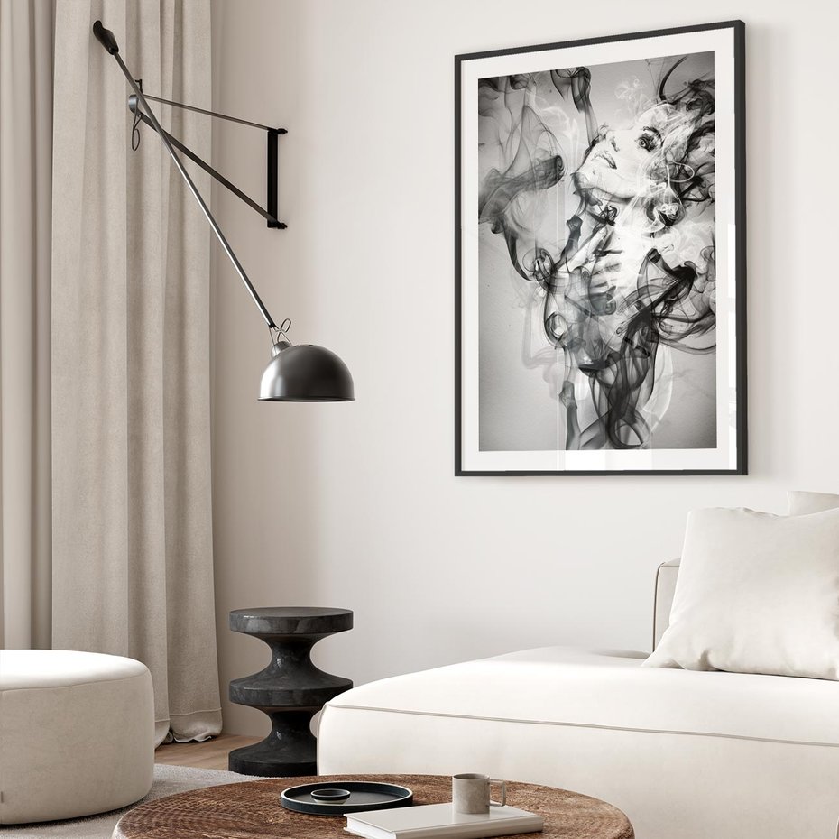 Plakat bez ramy 50x70 - Abstrakcja kobiecego piękna - abstrakcja, kobieta