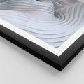 Plakat w ramie 50x70 - Abstrakcyjne Przestrzenie - geometria, 3D - rama czarna