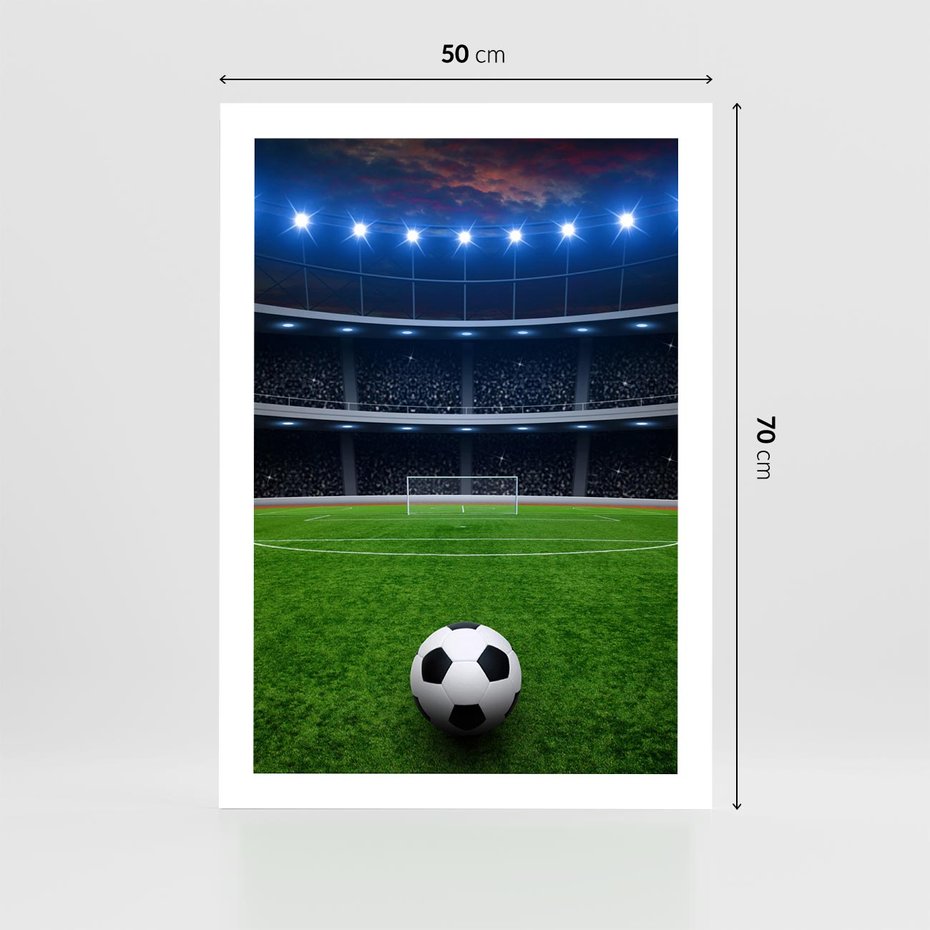 Plakat bez ramy 50x70 - Piłka nożna - gol! - piłka nożna, gol