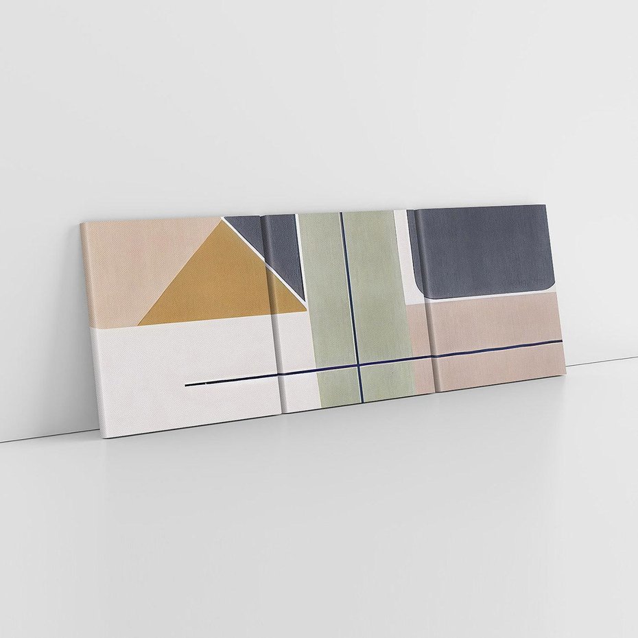 Obraz na płótnie 120x40 - Sztuka Abstrakcji - geometryczne kształty, kolorowe prostokąty