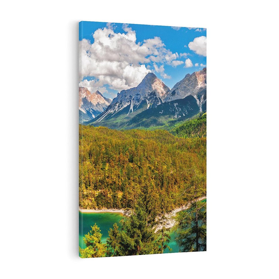 Obraz na płótnie 50x70 - Górski las - góry, las