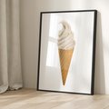 Plakat bez ramy 30x40 - Rozkoszna Chłodząca Radość - lody, lód