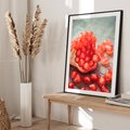 Plakat bez ramy 30x40 - Granatowa Inspiracja Kuchni - granat, kuchnia