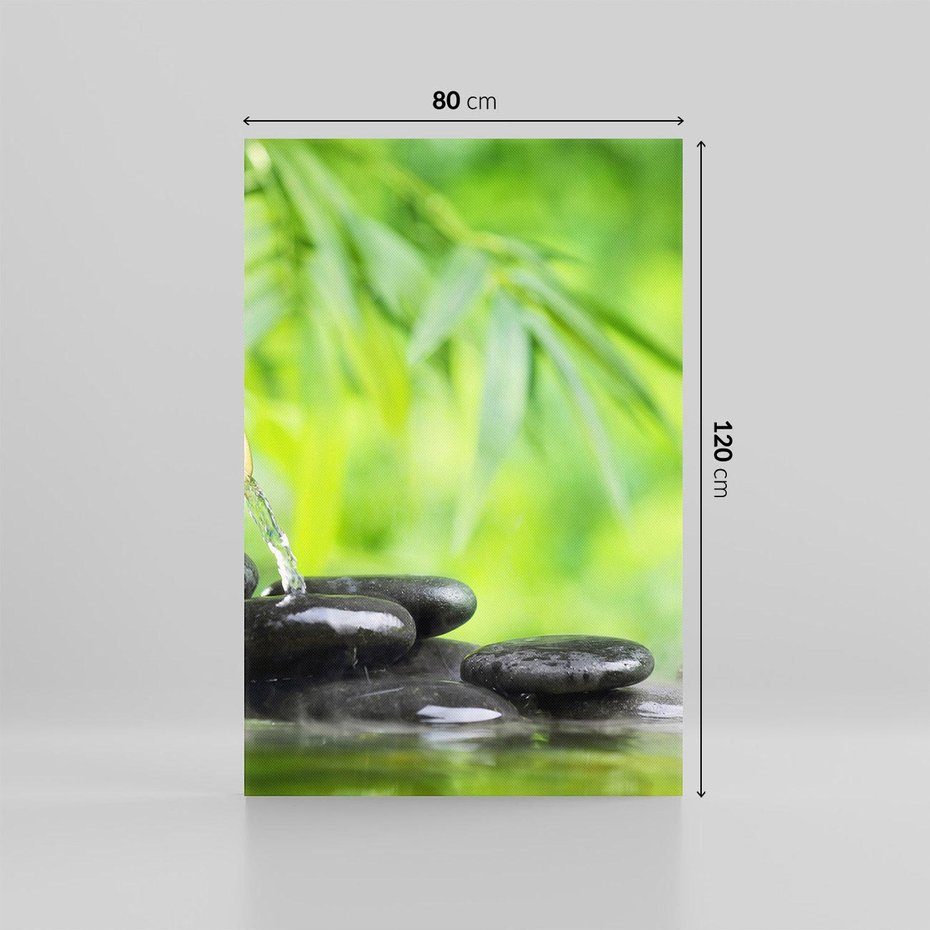 Obraz na płótnie 80x120 - Spokój w bambusowym SPA - bambus, SPA