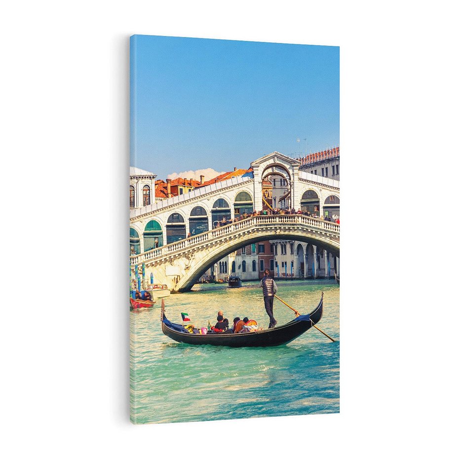 Obraz na płótnie 70x100 - Wenecja: romantyczne zakątki miasta - Wenecja, Włochy
