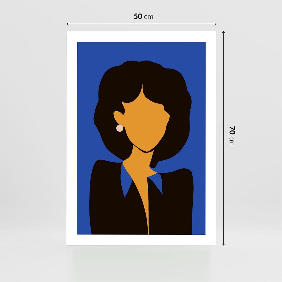 Plakat bez ramy 50x70 - Modernistyczne Wibracje - sztuka nowoczesna, plakat