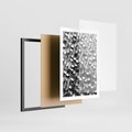 Plakat w ramie 50x70 - Odkryj głębię sztuki - graficzne, 3D - rama czarna