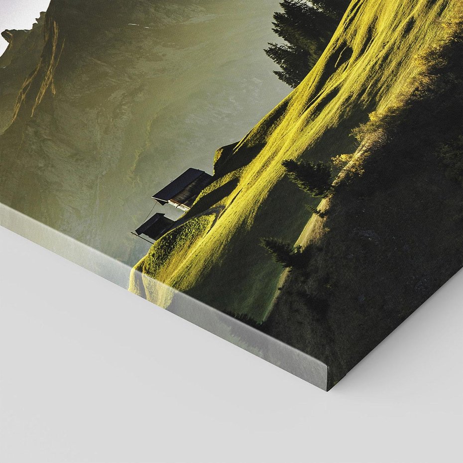 Obraz na płótnie 120x80 - Górska łąka - góry, łąka