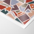 Plakat bez ramy 30x40 - Intrygujące Rozbicie - gemoetryczne kształty, mozaika