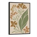 Obraz w ramie 70x100 - Subtelność Utajona - nowoczesny plakat, roślinność - rama czarna