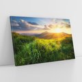 Obraz na płótnie 120x80 - Bliskość Natury - góry, łąka