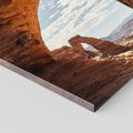 Obraz na płótnie 50x50 - Magia pustynnego kanionu - pustynia, kanion