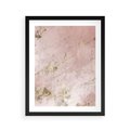 Plakat w ramie 40x50 - Piękno w Szczegółach - marmur, złoto - rama czarna