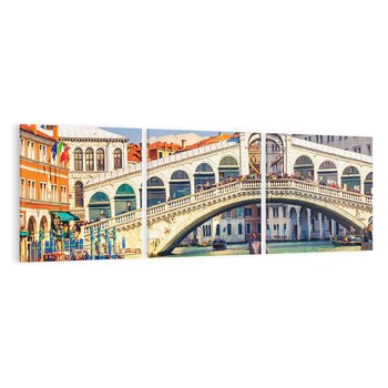 Obraz na płótnie 150x50 - Romantyczna przejażdżka gondolą w Wenecji - Wenecja, gondola
