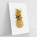 Obraz na płótnie 50x70 - Ekskluzywny Akcent - złoty, ananas
