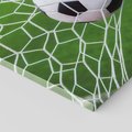 Obraz na płótnie 120x80 - Sportowa rywalizacja - bramka, piłka