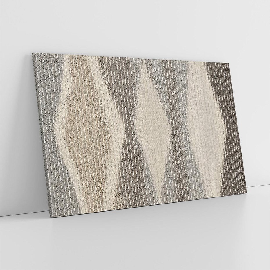 Obraz na płótnie 70x50 - Melancholijny spacer barw - symetryczne, geometryczne