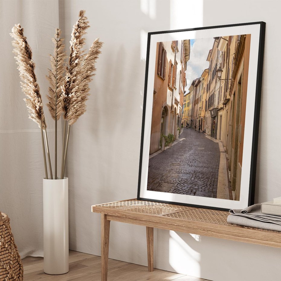 Plakat bez ramy 30x40 - Magiczne widoki - uliczka, perspektywa