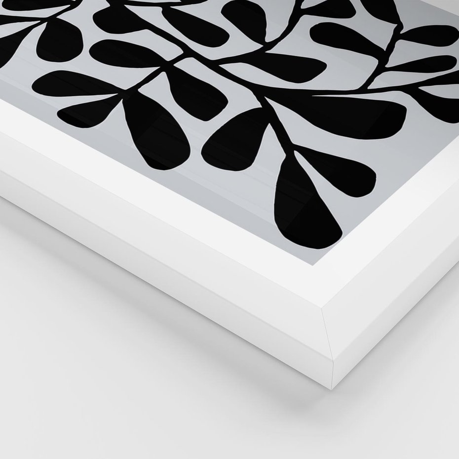 Plakat w ramie 30x40 - Echa Wyobraźni - matisse, sztuka nowoczesna - rama biała