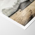 Plakat bez ramy 30x40 - Surowa Przestrzeń i Górski Ustronny Azyl - chatka w górach, góry