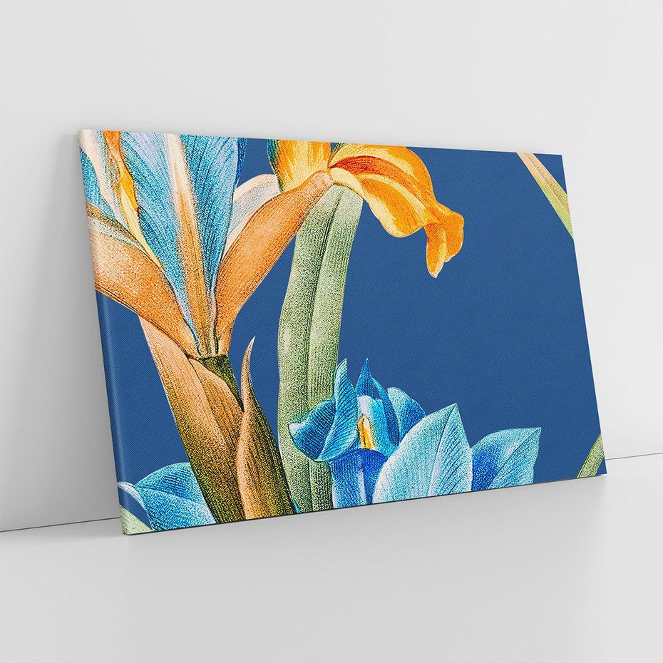 Obraz na płótnie 120x80 - Kwiatowe Impresje z Minionej Ery - wielkoformatowe kwiaty, zbliżenie