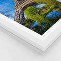Plakat w ramie 30x40 - Wieża Eiffla w Paryżu - Eiffla, Paryż - rama biała