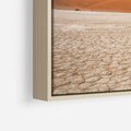 Obraz w ramie 50x70 - Słońce i Suche Drzewo - pustynia, suche - rama drewno