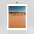 Plakat bez ramy 40x50 - Piasek w Przytulnym Wnętrzu - pustynia, piasek