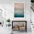 Plakat bez ramy 30x40 - Turkusowe Uroki - niebieskie turkusowe morze, plaża