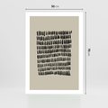 Plakat bez ramy 50x70 - Echa Zapomnianych Wymiarów - nowoczesna sztuka, plakat