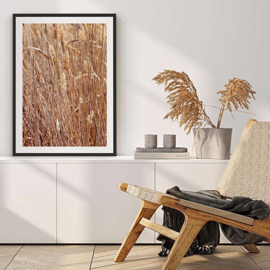 Plakat bez ramy 30x40 - Mistrzowskie suche trawy - suche, trawy