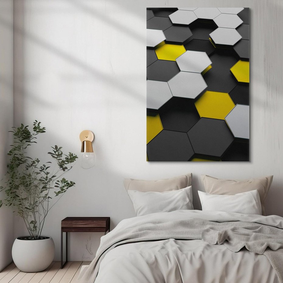 Obraz na płótnie 80x120 - Wymiar abstrakcji - 3D, abstrakcja