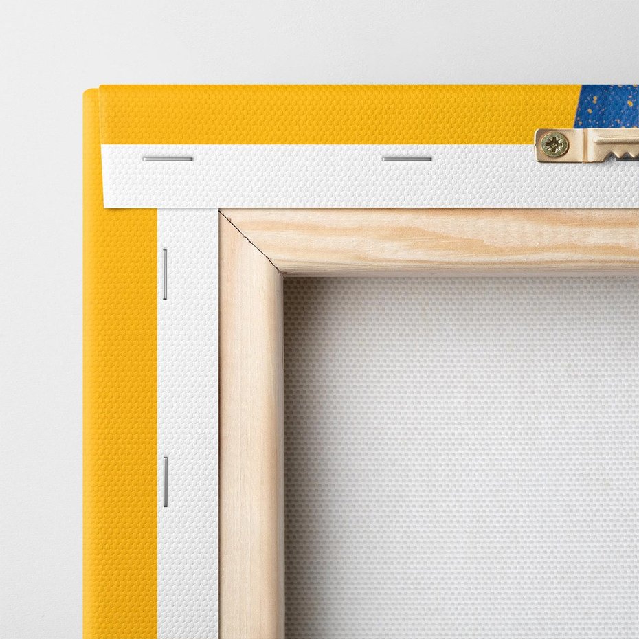 Obraz na płótnie 80x120 - Niebiańskie liście - liść, liście